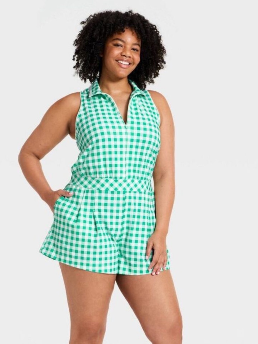 NWT All in Motion Sleeveless Athletic Romper Size Large